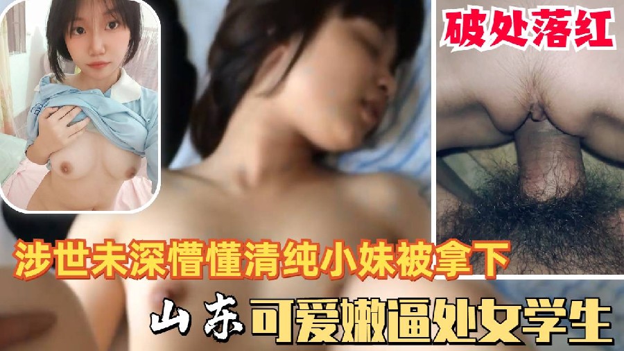 可爱懵懂清纯山东高中少女学生处女被拿下落红被猪拱的白菜